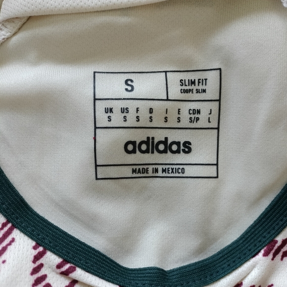 Adidas Mexico 22" Mens Away Jersey - Picture 9 of 10